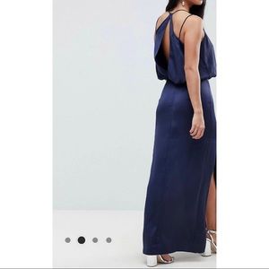 ASOS Dresses - BNWT ASOS petite drape front maxi dress navy ASOS Dresses - BNWT ASOS petite drape front maxi dress navy